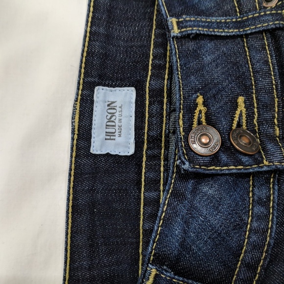 Hudson Jeans Women's Boot Cut in Dark Blue - Picture 4 of 7